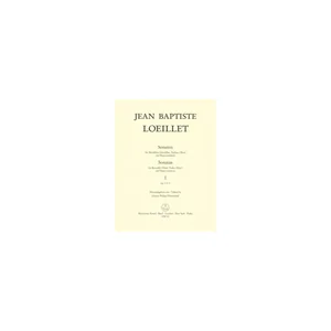 Bärenreiter Loeillet de Gant Sonaten op.1