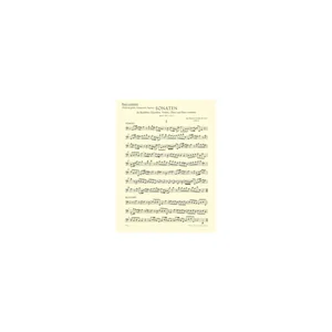 Bärenreiter Loeillet de Gant Sonaten op.1