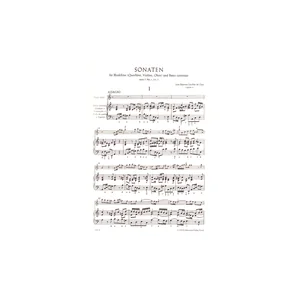 Bärenreiter Loeillet de Gant Sonaten op.1
