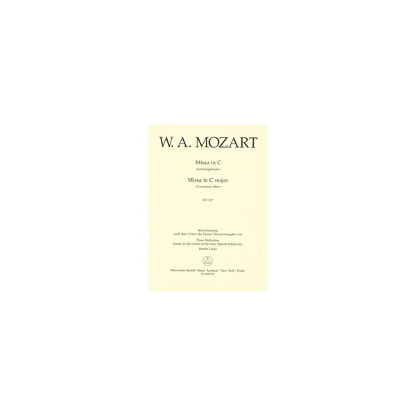 Bärenreiter Mozart Krönungsmesse