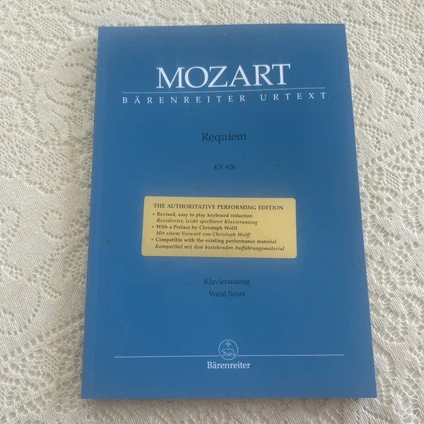 Bärenreiter Mozart Requiem KV626