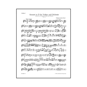 Bärenreiter Mozart Violinkonzert Nr. 2