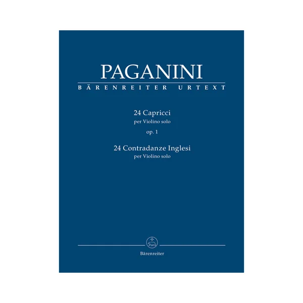 Bärenreiter Paganini 24 Capricci Violin