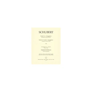 Bärenreiter Schubert Sonate D 821 Viola