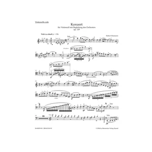Bärenreiter Schumann Cellokonzert op.129