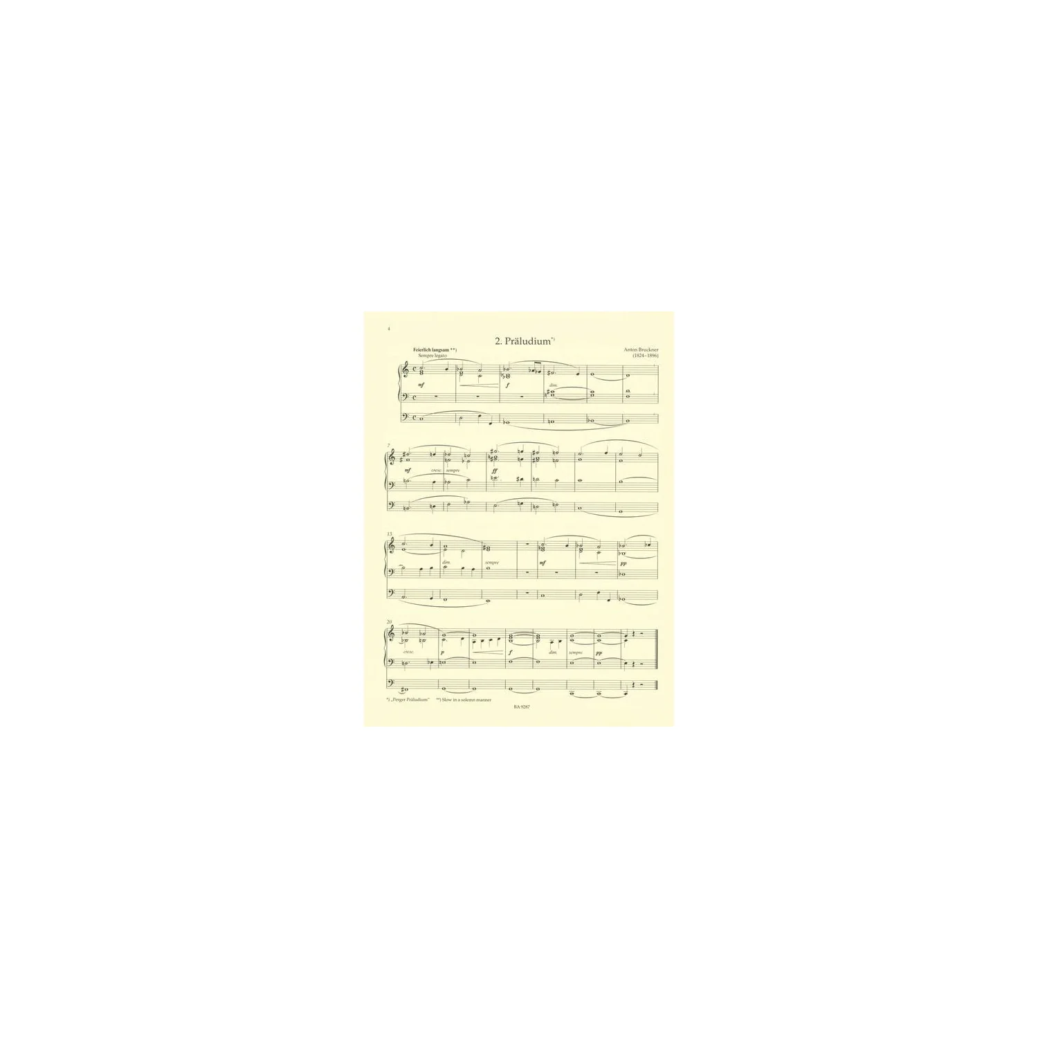 Bärenreiter Sonntagsorgel 1