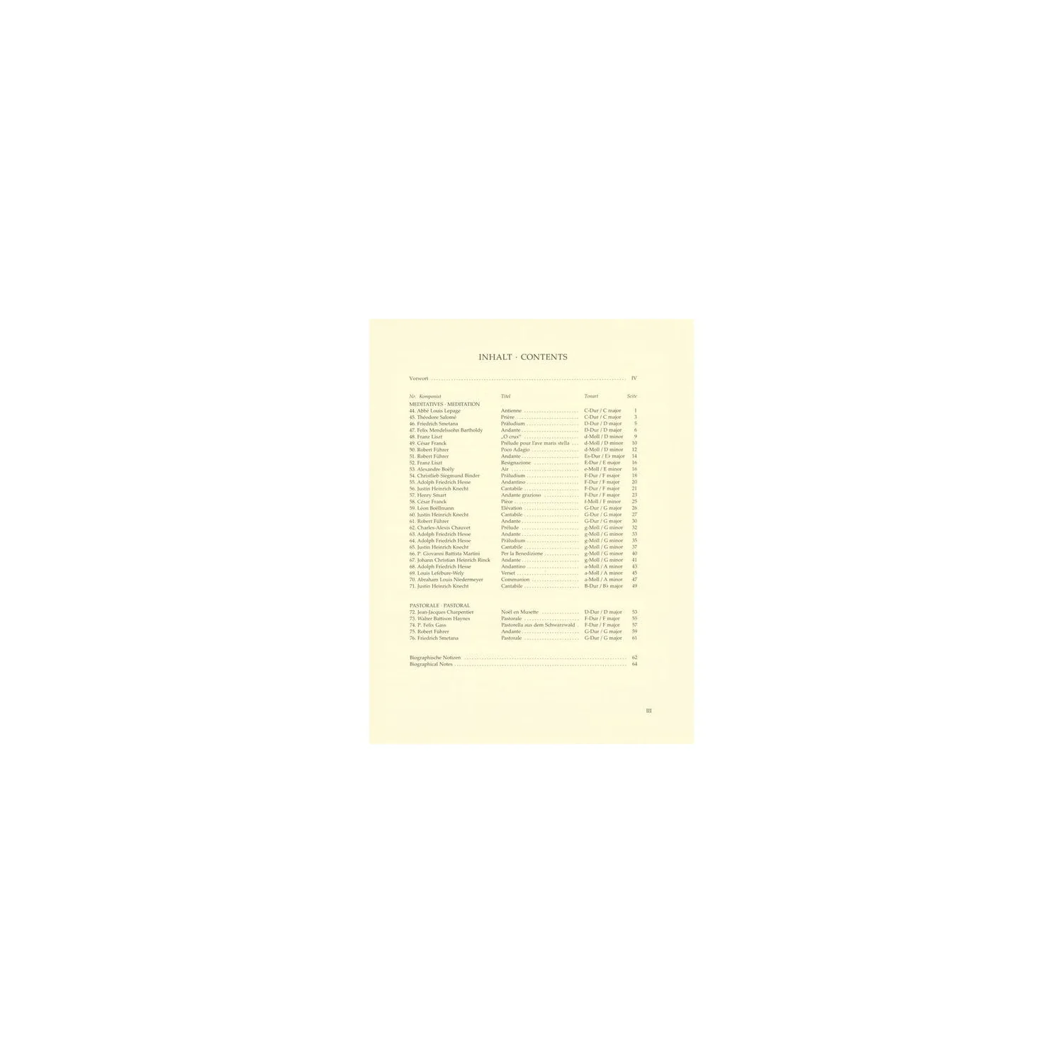 Bärenreiter Sonntagsorgel 2