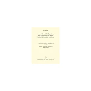 Bärenreiter Suk Leichte Klavierstücke