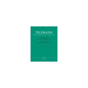 Bärenreiter Telemann 12 Fantasien Violin