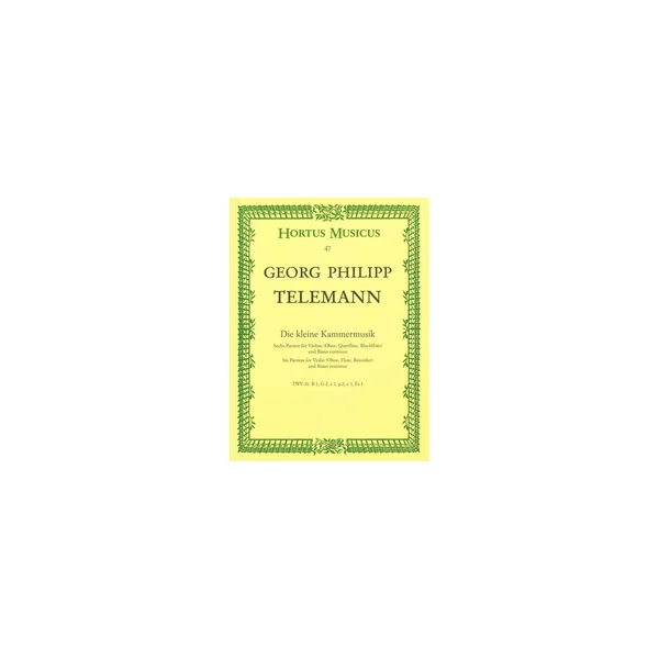 Bärenreiter Telemann Kleine Kammermusik