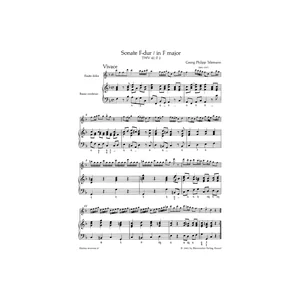 Bärenreiter Telemann Sonate TWV 41:F2