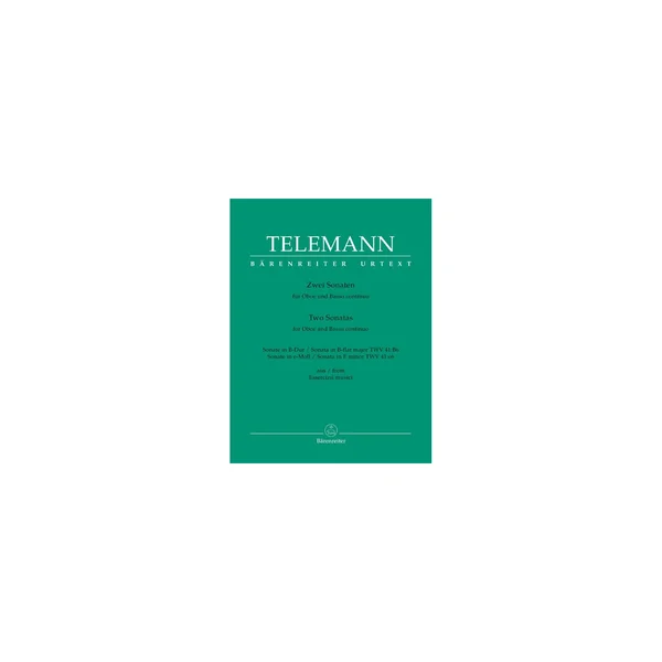 Bärenreiter Telemann Zwei Sonaten Oboe