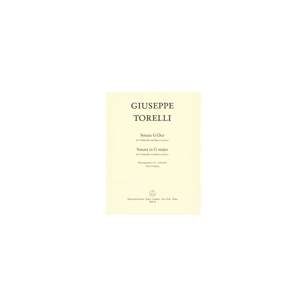 Bärenreiter Torelli Sonate Violoncello