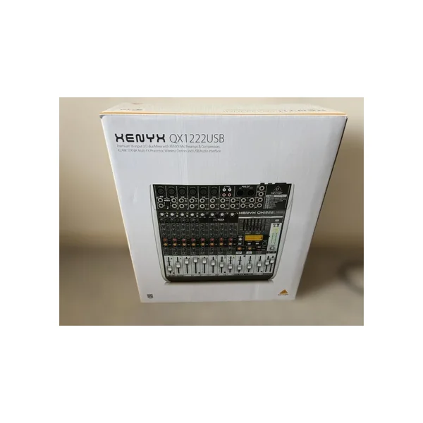 Behringer Xenyx QX1222USB Case Bundle