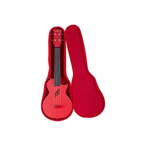 Cascha Carbon Concert Ukulele Set RD
