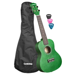 Cascha Concert Uke Linden Set GRN