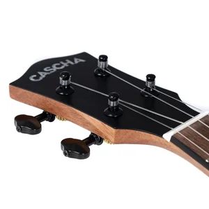 Cascha Concert Ukulele Zebra Wood
