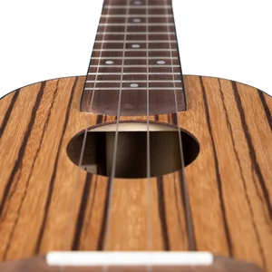 Cascha Concert Ukulele Zebra Wood