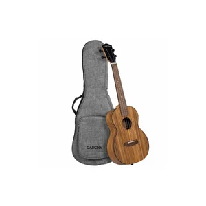 Cascha Concert Ukulele Zebra Wood