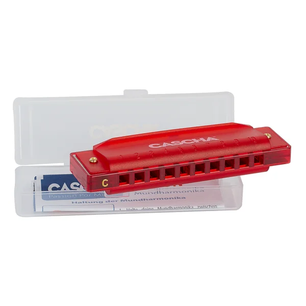 Cascha HH-2273 Fun Blues Harp Red