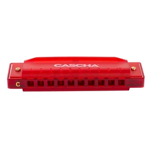 Cascha HH-2273 Fun Blues Harp Red
