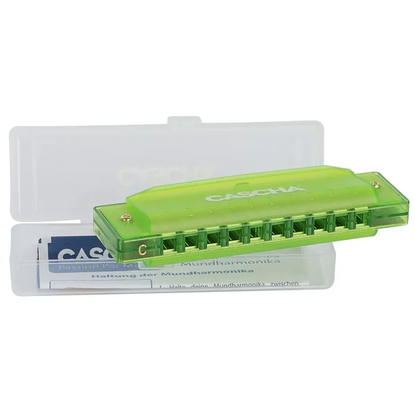 Cascha HH-2274 Fun Blues Harp Green