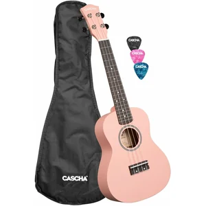 Cascha Soprano Uke Linden Set PNK