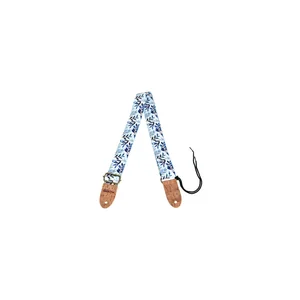 Cascha Ukulele Strap Blue Twigs Veg