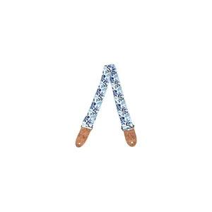 Cascha Ukulele Strap Blue Twigs Veg