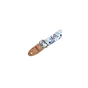 Cascha Ukulele Strap Blue Twigs Veg