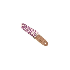 Cascha Ukulele Strap Mauve Leaves Veg