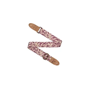 Cascha Ukulele Strap Mauve Leaves Veg