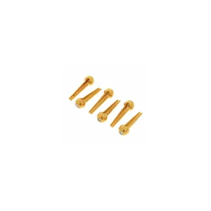 dAndrea Bridge Pins Solid Brass Trad