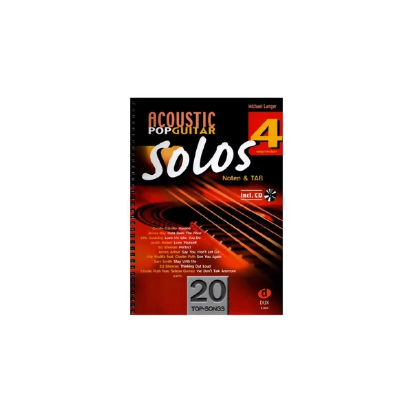 Edition Dux Acoustic Pop Guitar Solos 4