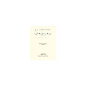 Edition Peters Accolay Concerto Nr.1 Violin