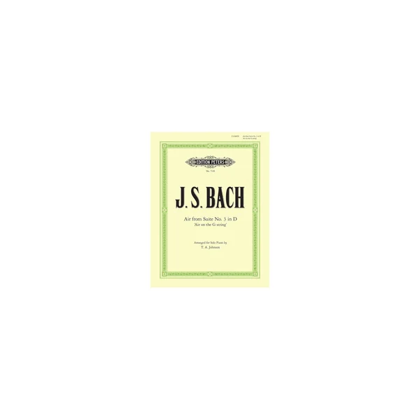 Edition Peters Bach Air Suite Nr.3 Klavier