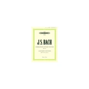 Edition Peters Bach Chromatische Fantasie