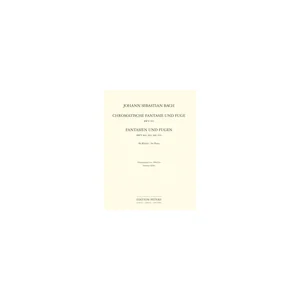 Edition Peters Bach Chromatische Fantasie