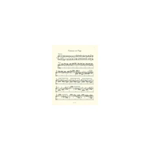 Edition Peters Bach Chromatische Fantasie