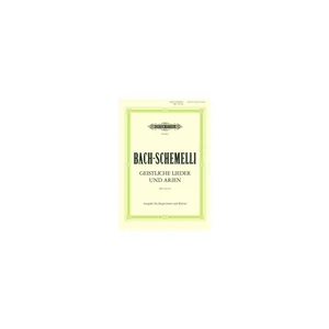 Edition Peters Bach Geistliche Lieder + Arien