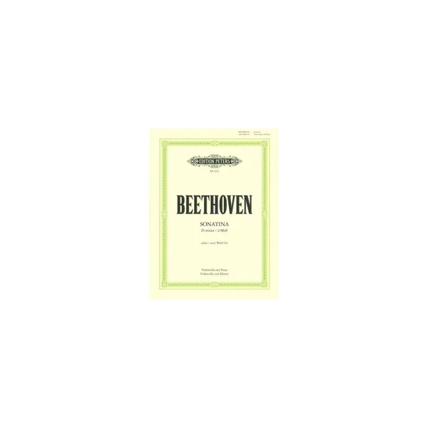 Edition Peters Beethoven Sonatine WoO43 Cello