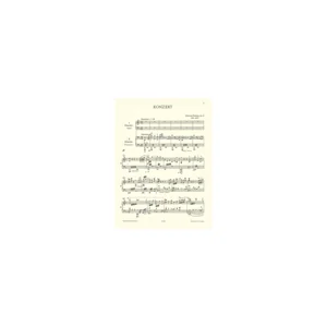 Edition Peters Brahms Klavierkonzert Nr. 1