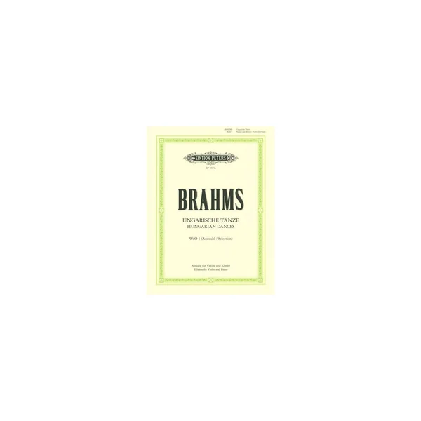 Edition Peters Brahms Ungarische Tänze VL