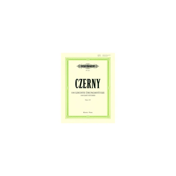 Edition Peters Czerny 100 leichte Übungsstück