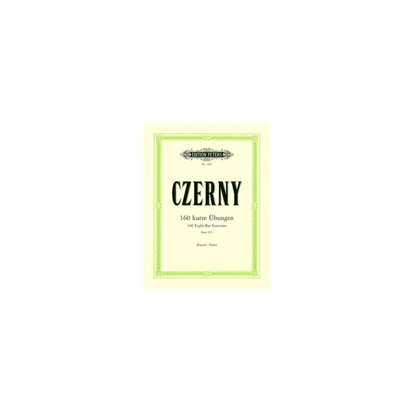 Edition Peters Czerny 160 kurze Übungen