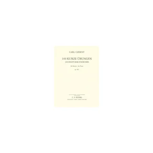 Edition Peters Czerny 160 kurze Übungen