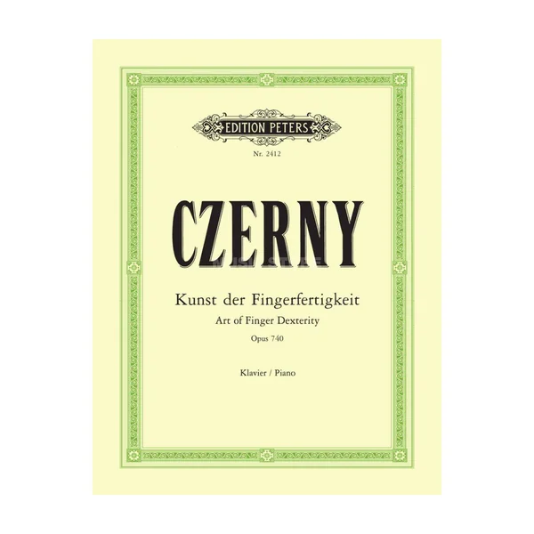 Edition Peters Czerny Fingerfertigkeit
