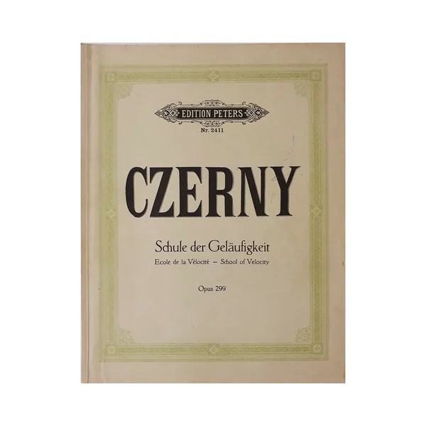 Edition Peters Czerny Schule der Geläufigkeit