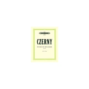 Edition Peters Czerny Études de Mécanisme