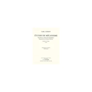 Edition Peters Czerny Études de Mécanisme